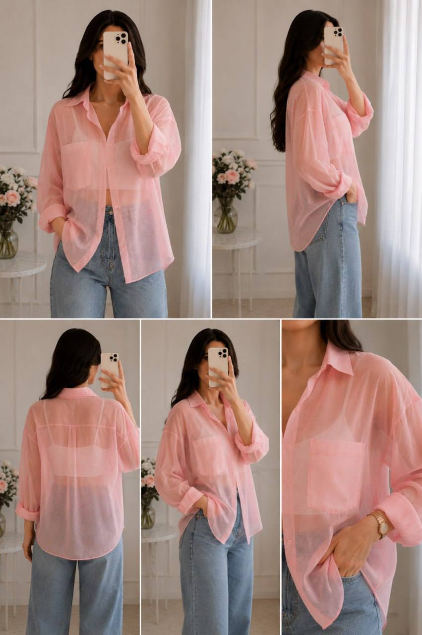 شومیز شیشه ای ترک